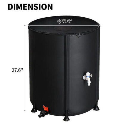 50-200 Gallon Portable Rain Barrel | Folding Water Collector for Outdoor Use | Eco-Friendly, Easy to Store & Perfect for Gardens & Cleaning