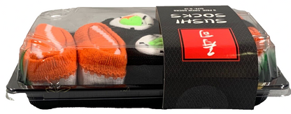 Sushi Sock Mad Engine Sushi Socks 3 Pair Crew Set Fun Novelty Gift Size 8-12 #3439