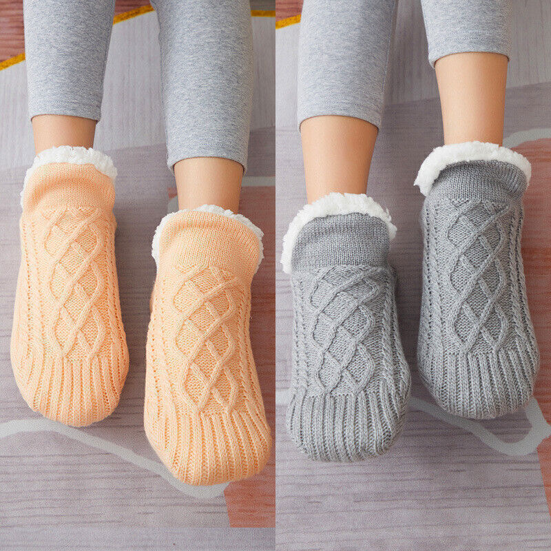 warm floor socks Women Slipper Socks Winter Floor Socks Non Slip Thick Fuzzy Warm Socks Cozy USA