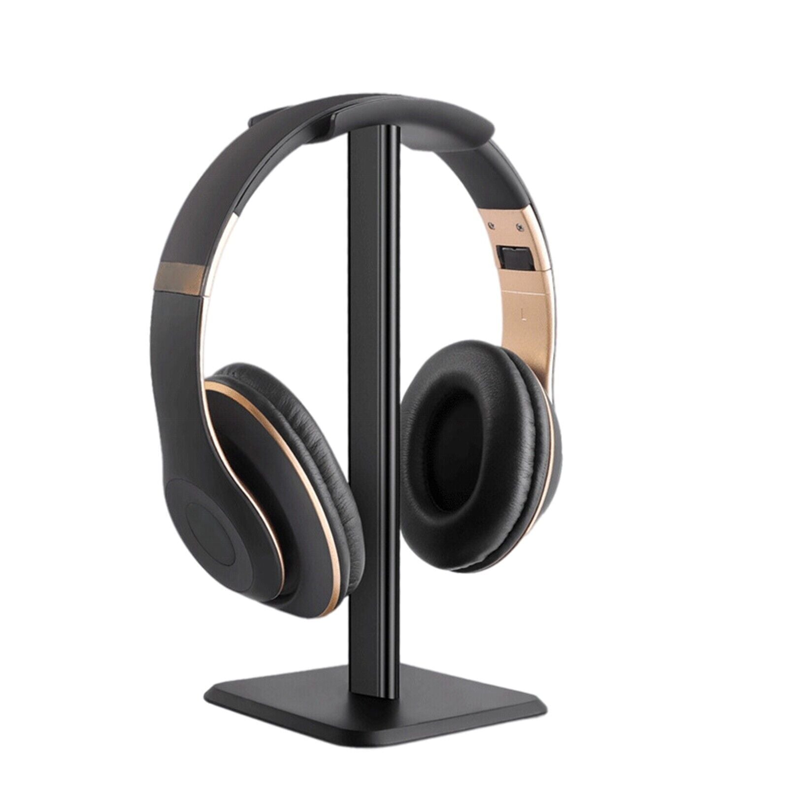 Headphone Stand - Universal Headset Holder with Aluminum Bar & Non-Slip Base | Sleek, Space-Saving Design Alloy Cable Compact Detachable Durable Grip