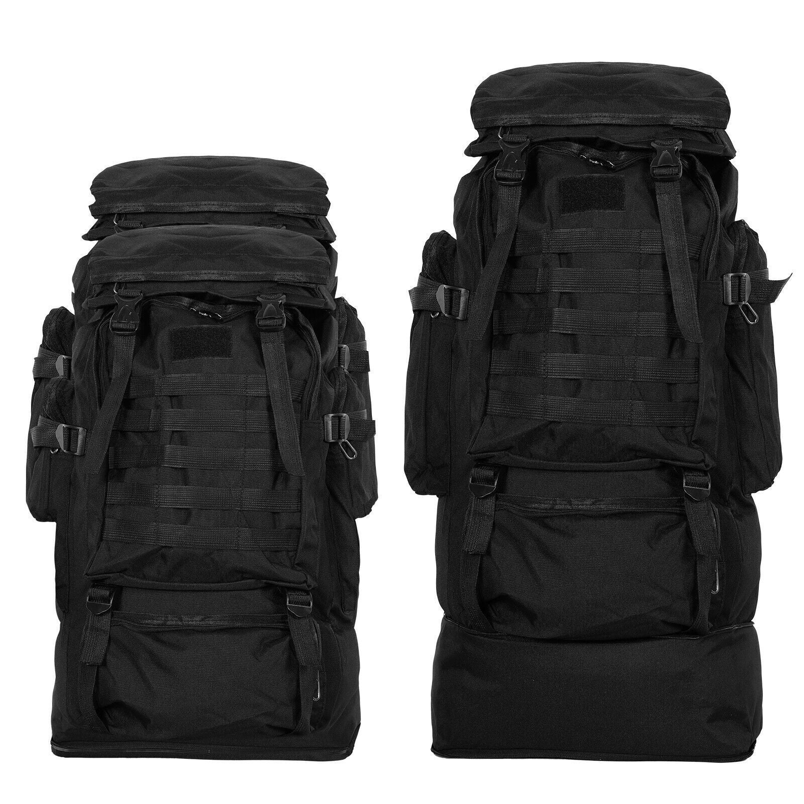 80L 100L Hiking Military Tactical Backpack Waterproof Large Capacity Rucksack for Camping, Trekking, Travel - Adjustable Straps & Breathable Design