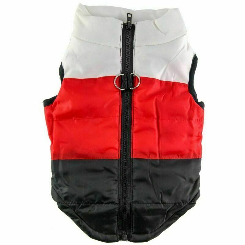 Waterproof Dog Winter Jacket - Warm Padded Vest Coat for Small & Large Dogs, Stylish Puppy Apparel for Cold Weather, Durable & Cozy Fit