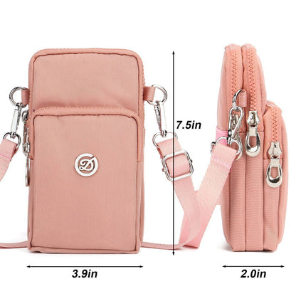 Trending Women’s Crossbody Phone Bag - Waterproof, Small & Stylish Shoulder Purse for Gym, Work, Travel, Jogging, & Daily Use (Fits Phones <7.2")