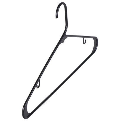 100/200 Pack Plastic Clothes Hangers - Durable Lightweight Shirt & Tank Top Gallus Hangers with Hooks, Space-Saving Closet Organizers