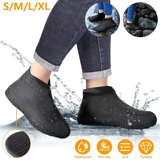 Anti-Slip Rubber Shoe Covers | Reusable Waterproof Protectors for Rain & Snow | Durable Boot Covers for Outdoor Adventures & All-Weather Lightweight