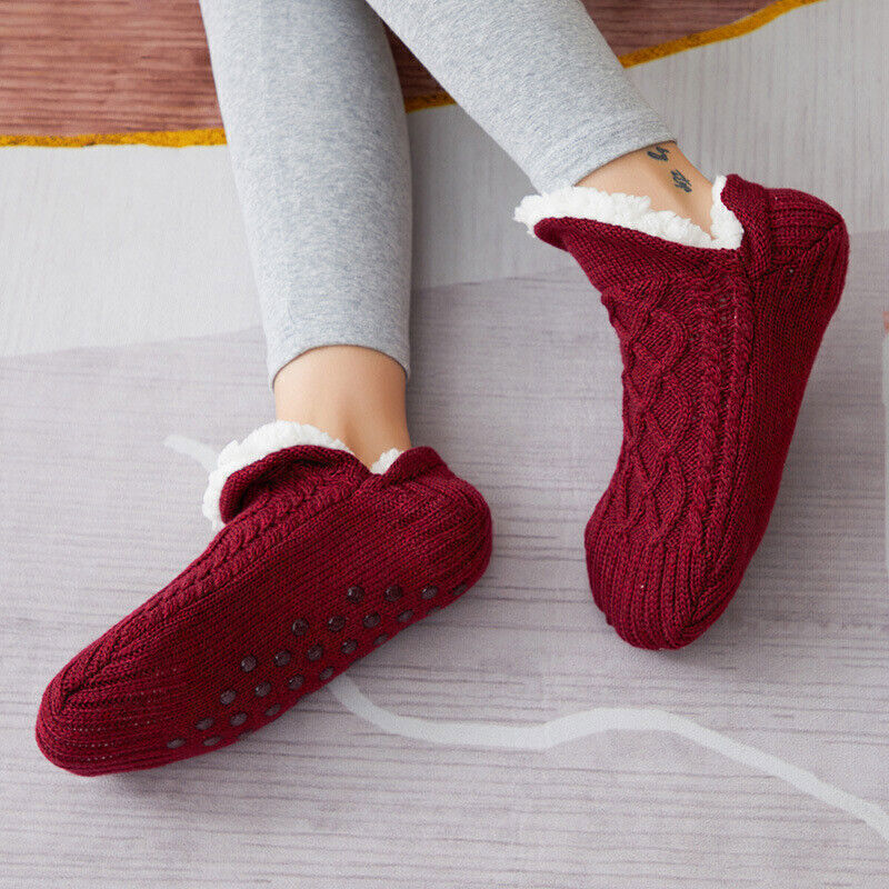 warm floor socks Women Slipper Socks Winter Floor Socks Non Slip Thick Fuzzy Warm Socks Cozy USA