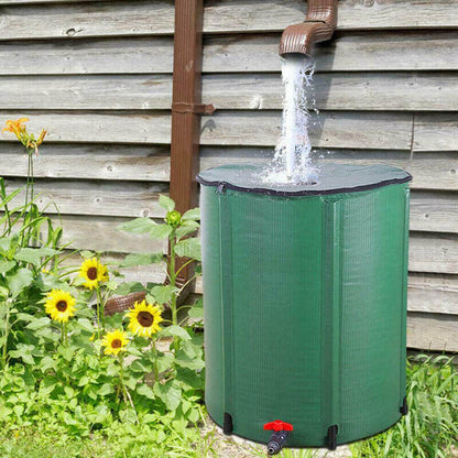 50-200 Gallon Portable Rain Barrel | Folding Water Collector for Outdoor Use | Eco-Friendly, Easy to Store & Perfect for Gardens & Cleaning