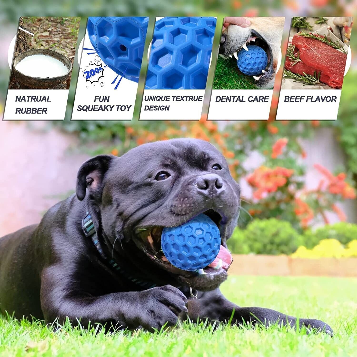 Interactive Dog Ball Toy Indestructible Tough Durable Stick for Large Medium Dog