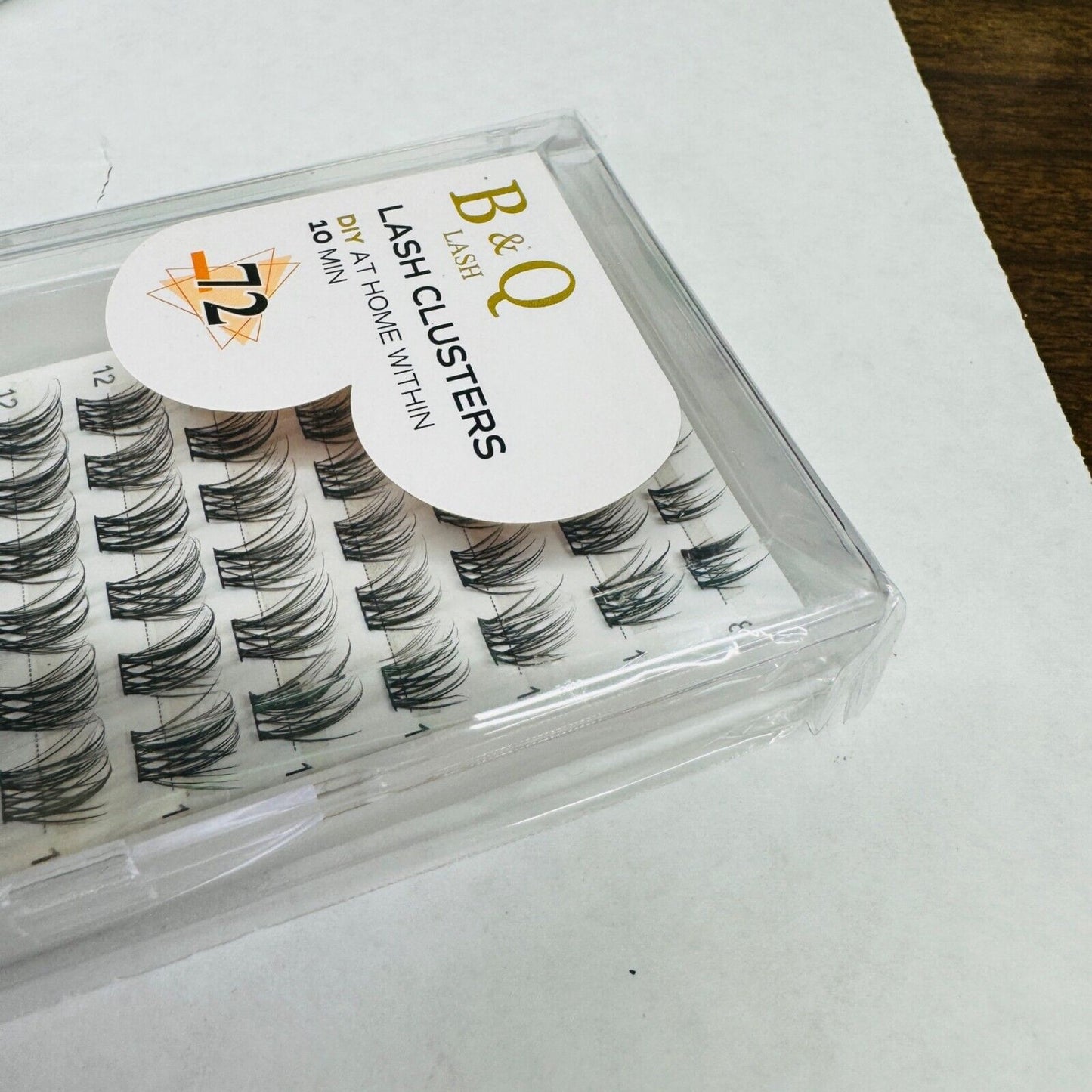 Lash Clusters B02 DIY Eyelash 72 Cluster Lashes C D Curl Mega Volume Individual Lashes Eyelash Clusters Wispy Lashes Cluster DIY at Home (NM-D-8-16MIX)