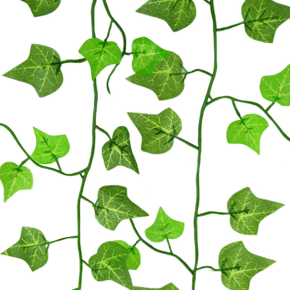 Artificial Ivy Garland, 7.9ft Hanging Vines with Green Leaves, Perfect for Home Decor, Wedding Backdrops, and Aesthetic Makeovers!