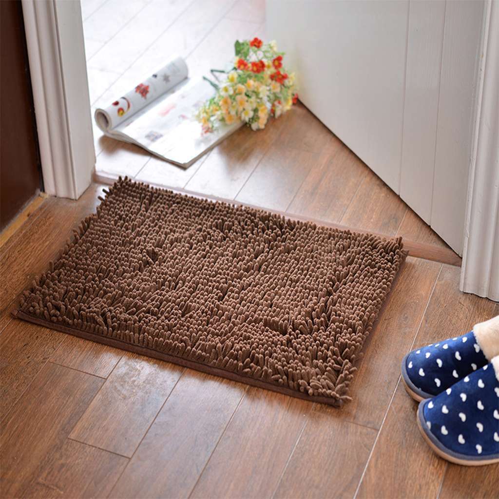 Soft Absorbent Bathroom Rug - Non-Slip Shaggy Bath Mat for Home, Quick-Dry Microfiber, Machine Washable Shower Floor Carpet, Durable & Stylish