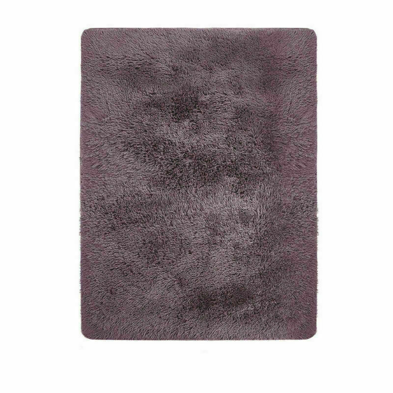 Fluffy Rugs Anti-Skid Shaggy Area Rug | Soft Comfortable Dining Room Carpet | Washable Floor Mat for Home Bedroom & Living Room Decor