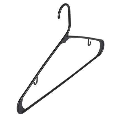 100/200 Pack Plastic Clothes Hangers - Durable Lightweight Shirt & Tank Top Gallus Hangers with Hooks, Space-Saving Closet Organizers