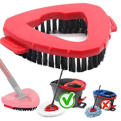 Scrub Brush Replacement Head for O-Cedar EasyWring Spin Mop Tank System Floor Scrubber, Hard Bristle Cleaning Brush