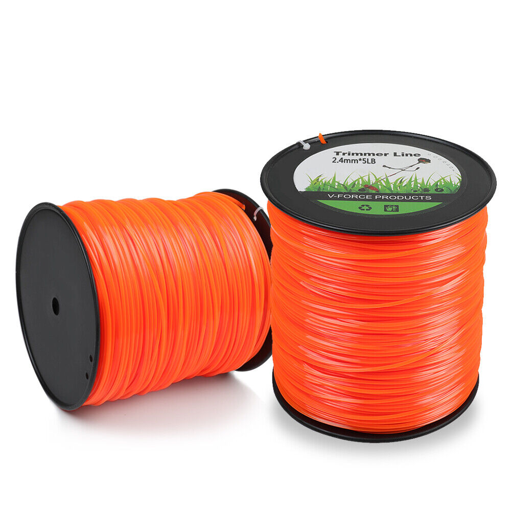 Commercial Grade .095 Square Trimmer Line - 5lb Spool, 1850ft Durable Nylon String for Echo, Stihl, Husqvarna, Ryobi, Craftsman & More