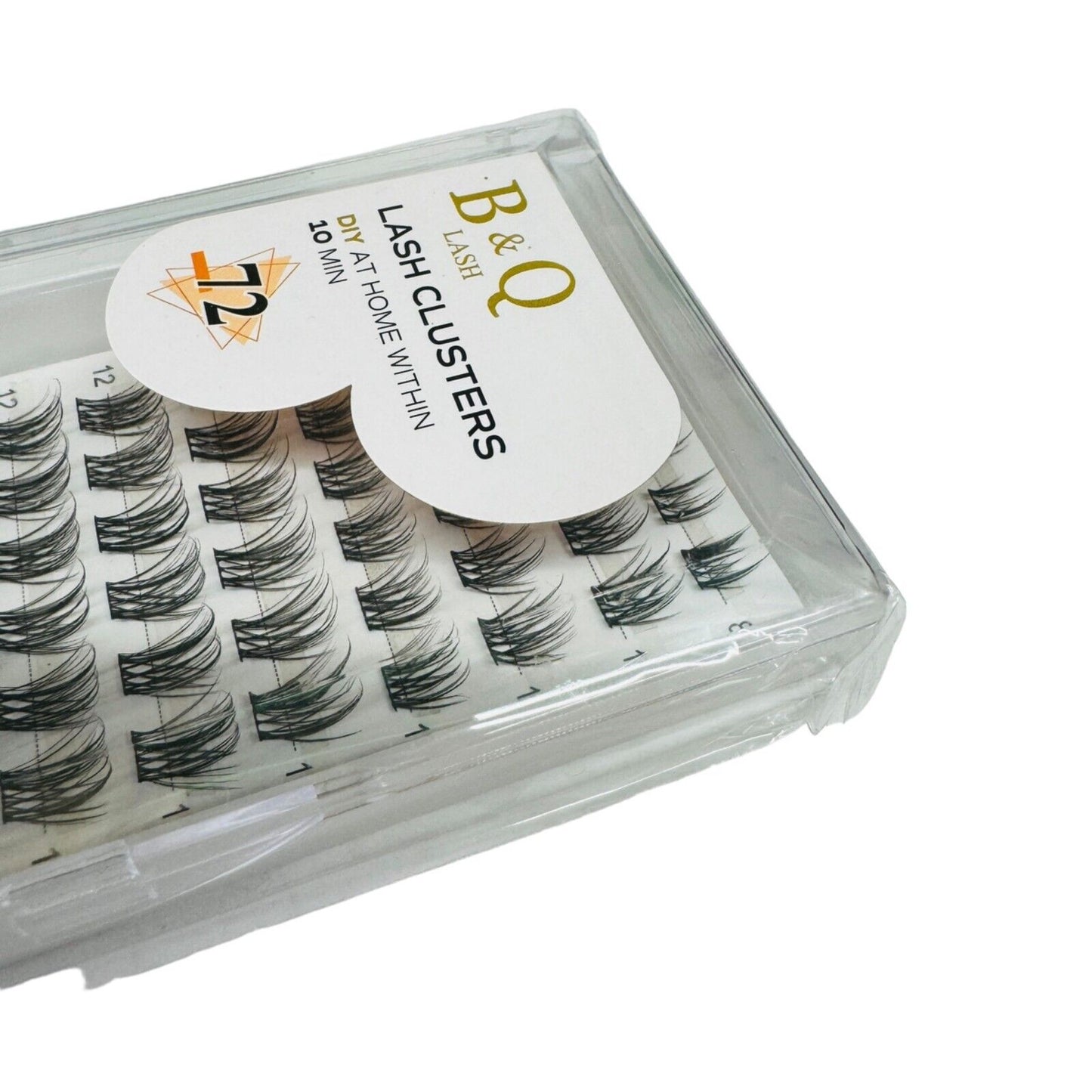 Lash Clusters B02 DIY Eyelash 72 Cluster Lashes C D Curl Mega Volume Individual Lashes Eyelash Clusters Wispy Lashes Cluster DIY at Home (NM-D-8-16MIX)