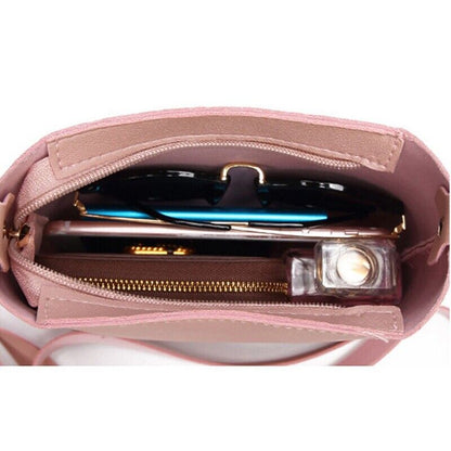 Women's Fashion Zipper Shoulder Bag, Stylish Crossbody Messenger Purse with 3-Layer Pockets, Elegant & Versatile for Everyday or Spring Looks!