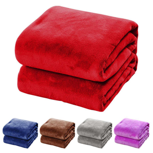 Trending Super Soft Plush Fleece Throw Blanket Lightweight & Fluffy Warm Blanket for Couch, Sofa & Bed Cozy All-Season Comfort Easy Care 70cm x 100cm