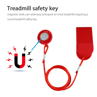 Treadmill Magnet Security Key Running Machine Safety round Switch Lock  Treadmill Universal