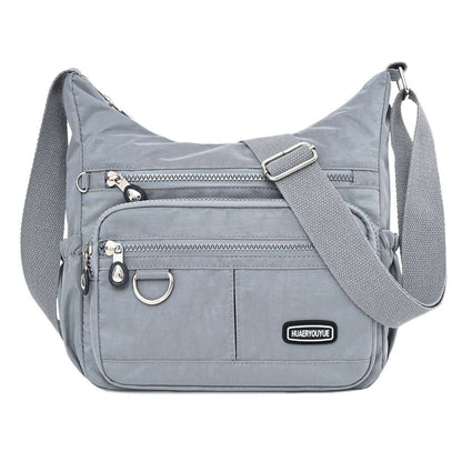 Waterproof Ladies Crossbody Bag | Large Nylon Shoulder Purse with Multi Pockets | Stylish, Durable & Perfect for Travel or Daily Use