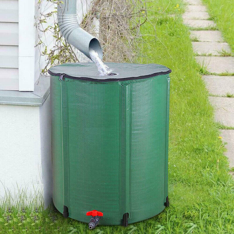 50-200 Gallon Portable Rain Barrel | Folding Water Collector for Outdoor Use | Eco-Friendly, Easy to Store & Perfect for Gardens & Cleaning