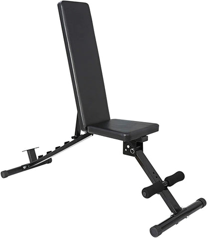 700 lb Adjustable Weight Bench for Home Gym - 6 Positions for Incline, Decline, & Flat Workouts, Foldable Utility Bench for Fitness Strength Training