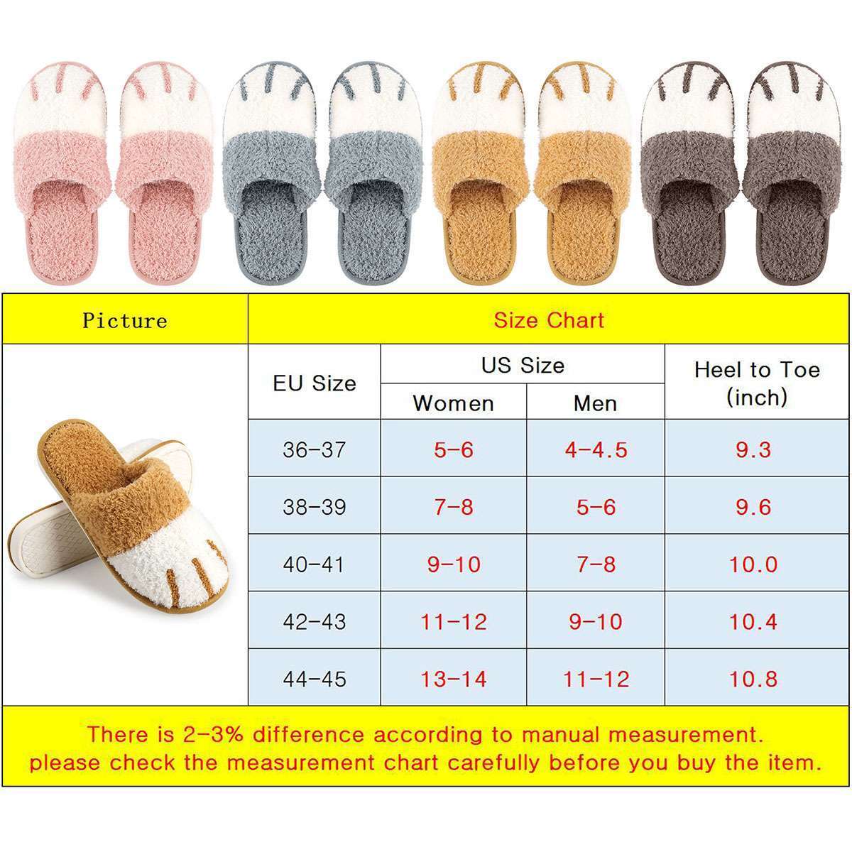 Cute Cat Paw Slippers | Retro Soft Plush House Shoes for Cozy Indoor Comfort | Non-Slip, Warm, | Girl Padded Women Footwear Slide Flipflop Dance