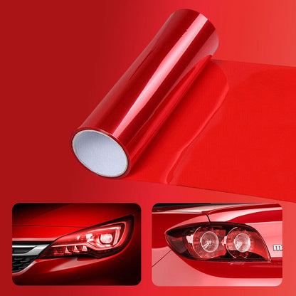 Premium Glossy Headlight Taillight Tint Film - Universal Fit for Cars, SUVs, Trucks, Peel & Stick Vinyl, Durable, Stretchable, & Water-Resistant!