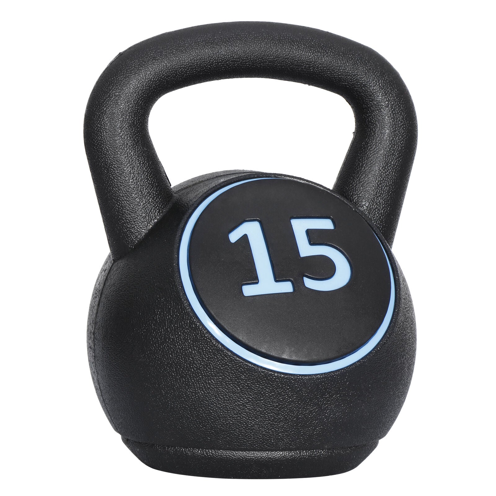 Pro 3-Piece Kettlebell Set with Rack 5, 10, 15lb Weights for Strength Training, Fitness, and Full-Body Workouts, Wide Comfortable Grip, Durable Design