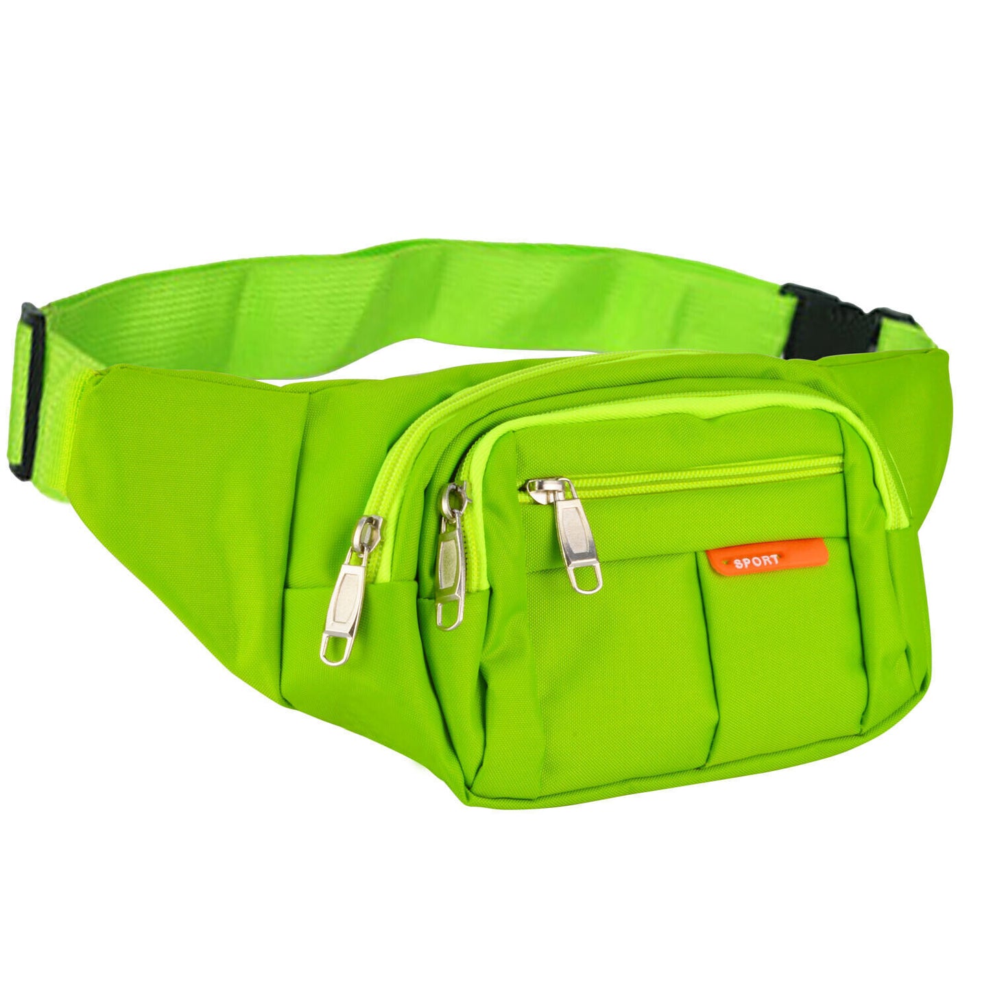 Travel Fanny Pack for Men & Women - Adjustable Waist Bag, Sling Crossbody, 4 Zipper Pockets, Perfect for Running, Hiking, and Everyday Essentials