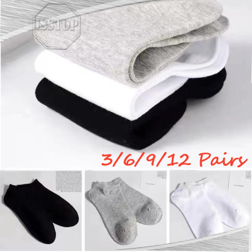 Comfortable Ankle Socks Mens Womens Sport Cotton Crew Socks Low Cut Invisible